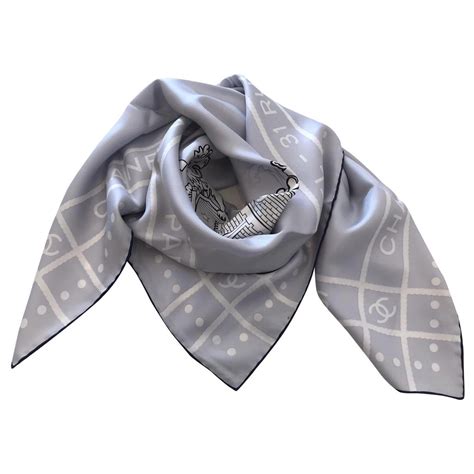 chanel scarf grey|chanel scarf men.